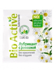 Пробник лубриканта на водной основе Bio Active - 3 гр. - Биоритм - купить с доставкой в Самаре