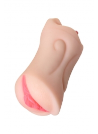 Телесный двусторонний мастурбатор Fruity Tongue - ротик и вагина - ToyFa - в Самаре купить с доставкой