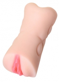 Телесный двусторонний мастурбатор Rich Fruit - вагина и анус - ToyFa - в Самаре купить с доставкой