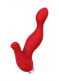 Красный силиконовый вибростимулятор простаты Proman - 12,5 см. - ToyFa - в Самаре купить с доставкой
