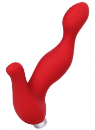 Красный силиконовый вибростимулятор простаты Proman - 12,5 см. - ToyFa - в Самаре купить с доставкой