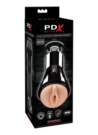 Телесный вибромастурбатор-вагина Cock Compressor Vibrating Stroker - Pipedream - в Самаре купить с доставкой