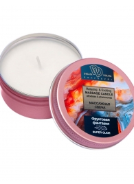 Массажная свеча  Фруктовая фантазия - БиоМед - купить с доставкой в Самаре