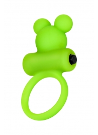 Зеленое виброкольцо на пенис A-Toys - A-toys - в Самаре купить с доставкой