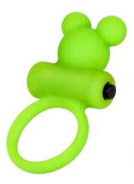 Зеленое виброкольцо на пенис A-Toys - A-toys - в Самаре купить с доставкой