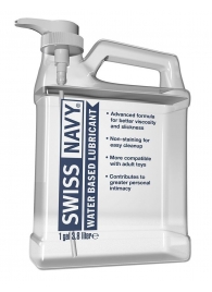 Канистра лубриканта Swiss Navy Water Based Lube на водной основе - 3,8 л. - Swiss navy - купить с доставкой в Самаре