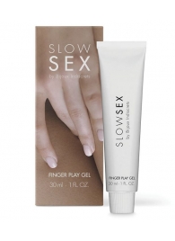 Гель для мастурбации с ароматом кокоса Slow Sex Finger Play Gel - 30 мл. - Bijoux Indiscrets - купить с доставкой в Самаре