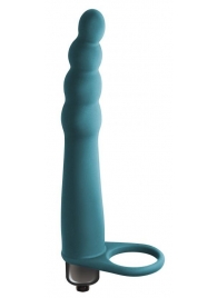 Зеленая вибронасадка для двойного проникновения Bramble - 16,5 см. - Lola Games - купить с доставкой в Самаре