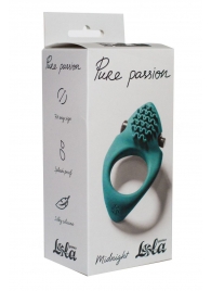 Зеленое эрекционное виброкольцо Pure Passion Midnight - Lola Games - в Самаре купить с доставкой