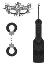 Черный игровой набор Introductory Bondage Kit №4 - Shots Media BV - купить с доставкой в Самаре