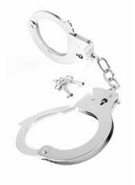 Металлические серебристые наручники Designer Metal Handcuffs - Pipedream - купить с доставкой в Самаре