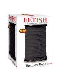 Черная веревка для связывания Bondage Rope - 60,9 м. - Pipedream - купить с доставкой в Самаре