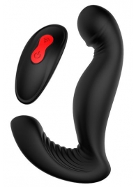 Черный вибромассажер простаты SWIRLING P-PLEASER - Dream Toys - в Самаре купить с доставкой