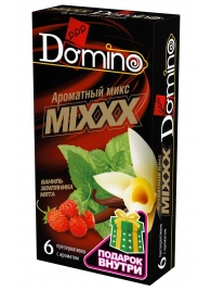Ароматизированные презервативы DOMINO  Ароматный микс  - 6 шт. - Domino - купить с доставкой в Самаре