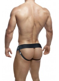 Черный мужской страпон DR. SKIN 6INCH HOLLOW STRAP ON - 16 см. - Blush Novelties - купить с доставкой в Самаре