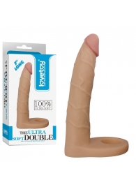 Телесная насадка-фаллоимитатор для двойного проникновения - 17 см. - Lovetoy - купить с доставкой в Самаре