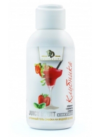 Интимный гель-смазка JUICY FRUIT с ароматом клубники - 100 мл. - БиоМед - купить с доставкой в Самаре