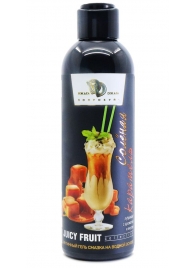 Интимный гель-смазка JUICY FRUIT с ароматом солёной карамели - 200 мл. - БиоМед - купить с доставкой в Самаре