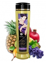 Массажное масло Libido Exotic Fruits с ароматом экзотических фруктов - 240 мл. - Shunga - купить с доставкой в Самаре