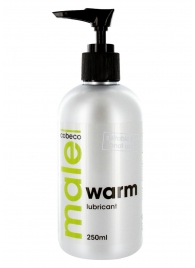 Лубрикант с согревающим эффектом MALE Cobeco Warm Lubricant - 250 мл. - Cobeco - купить с доставкой в Самаре