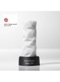 Белый 3D мастурбатор POLYGON - Tenga - в Самаре купить с доставкой