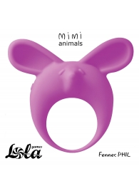 Фиолетовое эрекционное кольцо Fennec Phil - Lola Games - в Самаре купить с доставкой