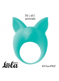 Зеленое эрекционное кольцо Kitten Kyle - Lola Games - в Самаре купить с доставкой