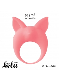 Оранжевое эрекционное кольцо Kitten Kyle - Lola Games - в Самаре купить с доставкой