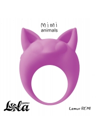 Фиолетовое эрекционное кольцо Lemur Remi - Lola Games - в Самаре купить с доставкой