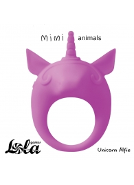 Фиолетовое эрекционное кольцо Unicorn Alfie - Lola Games - в Самаре купить с доставкой