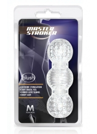 Прозрачный фигурный мастурбатор Master Stroker - Blush Novelties - в Самаре купить с доставкой
