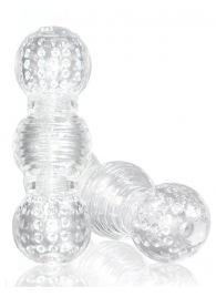Прозрачный фигурный мастурбатор Master Stroker - Blush Novelties - в Самаре купить с доставкой