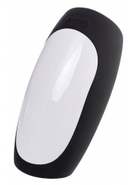 Черно-белый перезаряжаемый мастурбатор Erotist Hailstorm - Erotist Adult Toys - в Самаре купить с доставкой