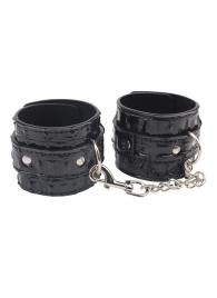 Черные наручники Surrender Wrist Restraints - Chisa - купить с доставкой в Самаре