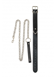 Черный ошейник с поводком Wild - Lola Games - купить с доставкой в Самаре