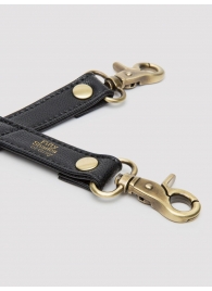 Черный фиксатор для манжет Bound to You Faux Leather Hogtie - Fifty Shades of Grey - купить с доставкой в Самаре
