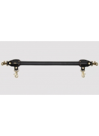 Черная распорка для ног Bound to You Faux Leather Spreader Bar - 50,8 см. - Fifty Shades of Grey - купить с доставкой в Самаре