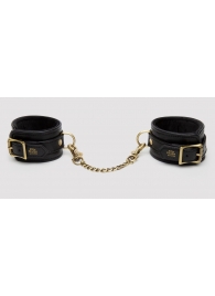 Черные оковы на ноги Bound to You Faux Leather Ankle Cuffs - Fifty Shades of Grey - купить с доставкой в Самаре
