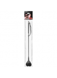 Черный стек с наконечником-сердечком - 54 см. - Notabu - купить с доставкой в Самаре