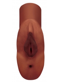 Коричневый мастурбатор Perfect Pussy Double Stroker - Pipedream - в Самаре купить с доставкой