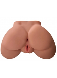 Кофейный мастурбатор-полуторс Perfect Ass Masturbator - Pipedream - в Самаре купить с доставкой