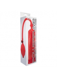 Красная вакуумная помпа Power Pump Red - Toy Joy - в Самаре купить с доставкой