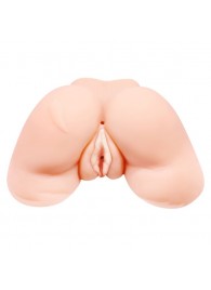 Телесная вибровагина Julie с 2 рабочими отверстиями - Baile - в Самаре купить с доставкой