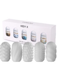 Набор из 5 мастурбаторов Hedy X5 Mixed - Svakom - в Самаре купить с доставкой
