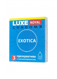 Текстурированные презервативы LUXE Royal Exotica - 3 шт. - Luxe - купить с доставкой в Самаре