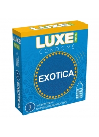Текстурированные презервативы LUXE Royal Exotica - 3 шт. - Luxe - купить с доставкой в Самаре