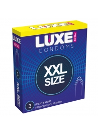 Презервативы увеличенного размера LUXE Royal XXL Size - 3 шт. - Luxe - купить с доставкой в Самаре