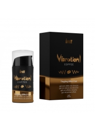 Жидкий интимный гель с эффектом вибрации Vibration! Coffee - 15 мл. - INTT - купить с доставкой в Самаре