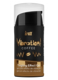 Жидкий интимный гель с эффектом вибрации Vibration! Coffee - 15 мл. - INTT - купить с доставкой в Самаре