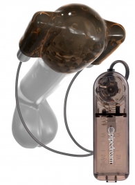 Дымчатый вибростимулятор головки пениса Dual Vibrating Head Teaser - Pipedream - в Самаре купить с доставкой